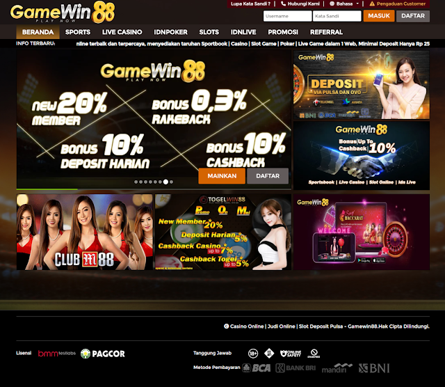 GameWin88: Platform Game Online Terbaik untuk Menang Besar